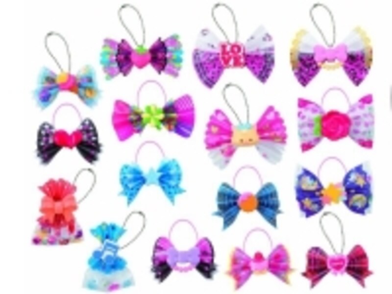 組み合わせ次第でいろんなデザインのリボンが作れます