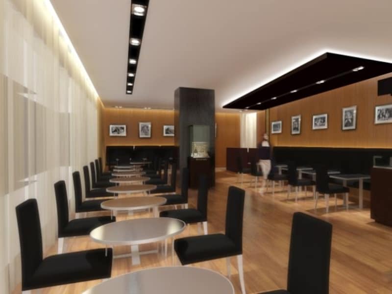 「ブルガリ イル・カフェ」のカフェ内観イメージ