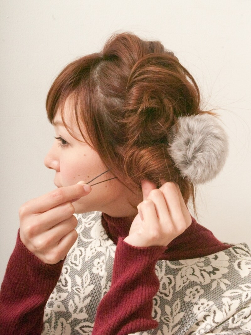 耳の後ろが好バランス