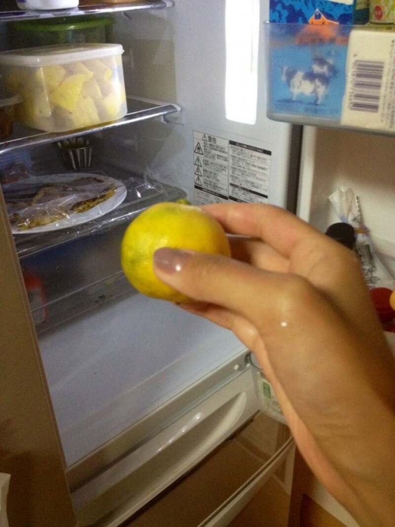 2.冷蔵庫で冷やす