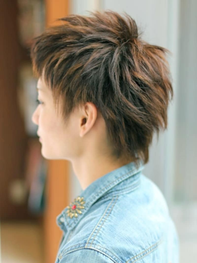 束感フェザーショート