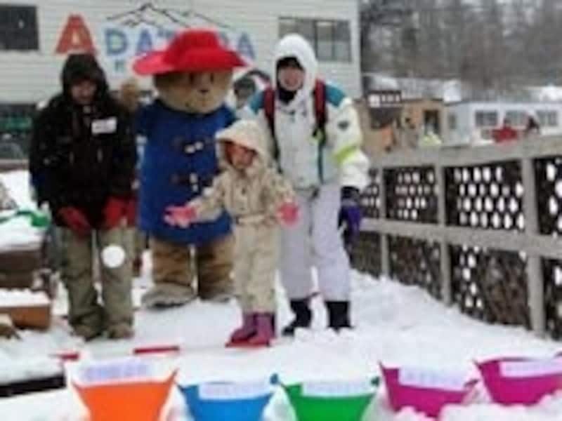 あだたら高原のマスコットキャラクター、くまのパディントン