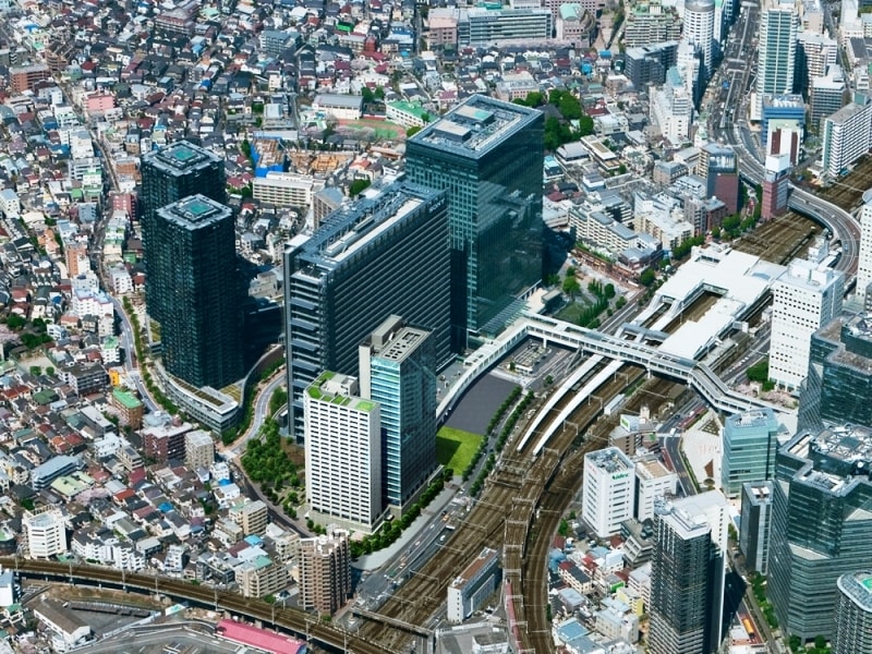 「ル・サンク大崎ウィズタワー」周辺の航空写真undefined※写真は大崎周辺を撮影(2011年2月)したものにCG加工を施したものです