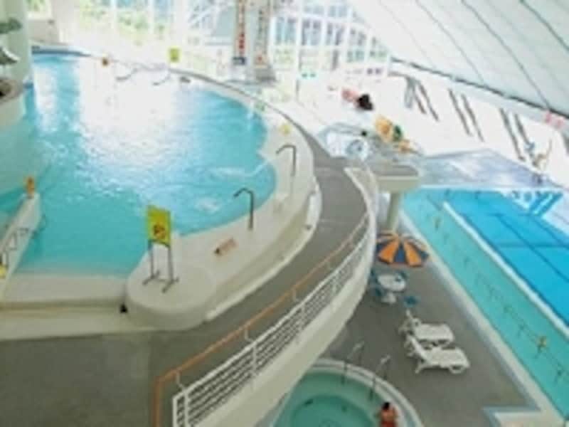 ラビスパのプールゾーン