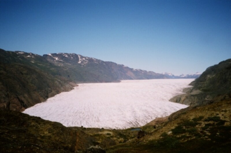 雄大なナルサルスアーク氷河がついに眼前に！