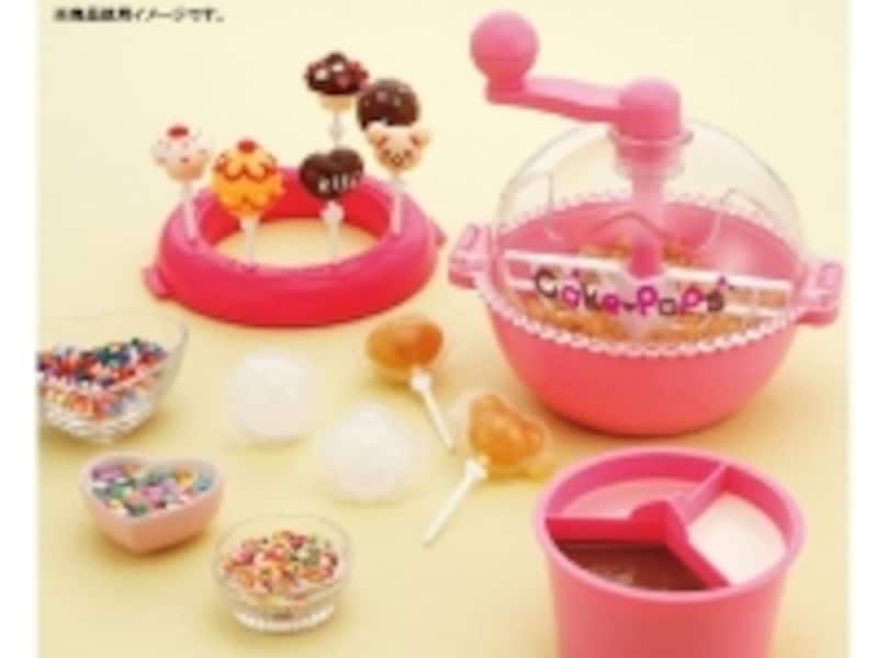 火を使わずにケーキポップが作れるので子どもでも安心!
