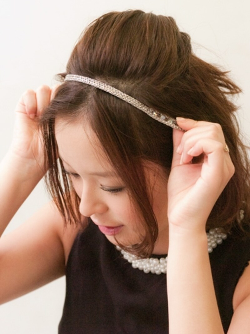 サイドはタイトすることでメリハリがでる