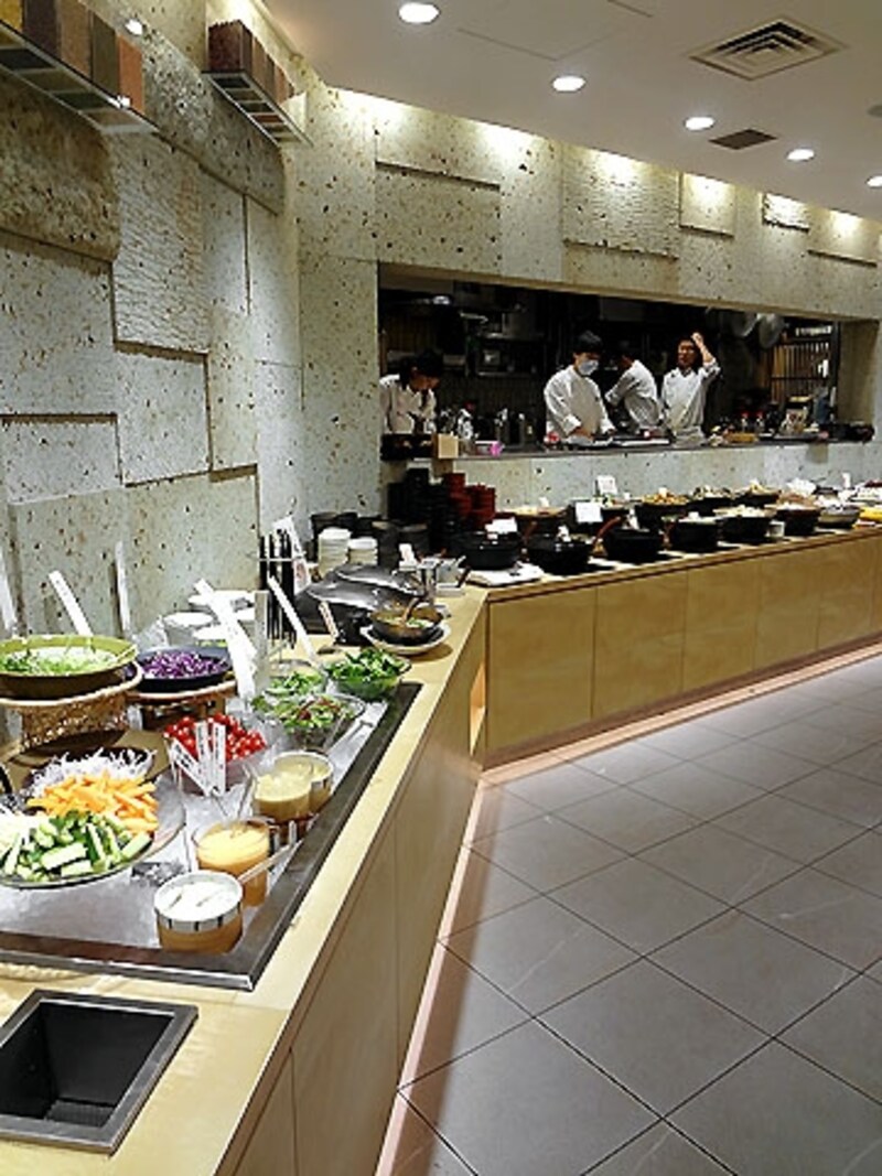 はーべすと 料理台全体