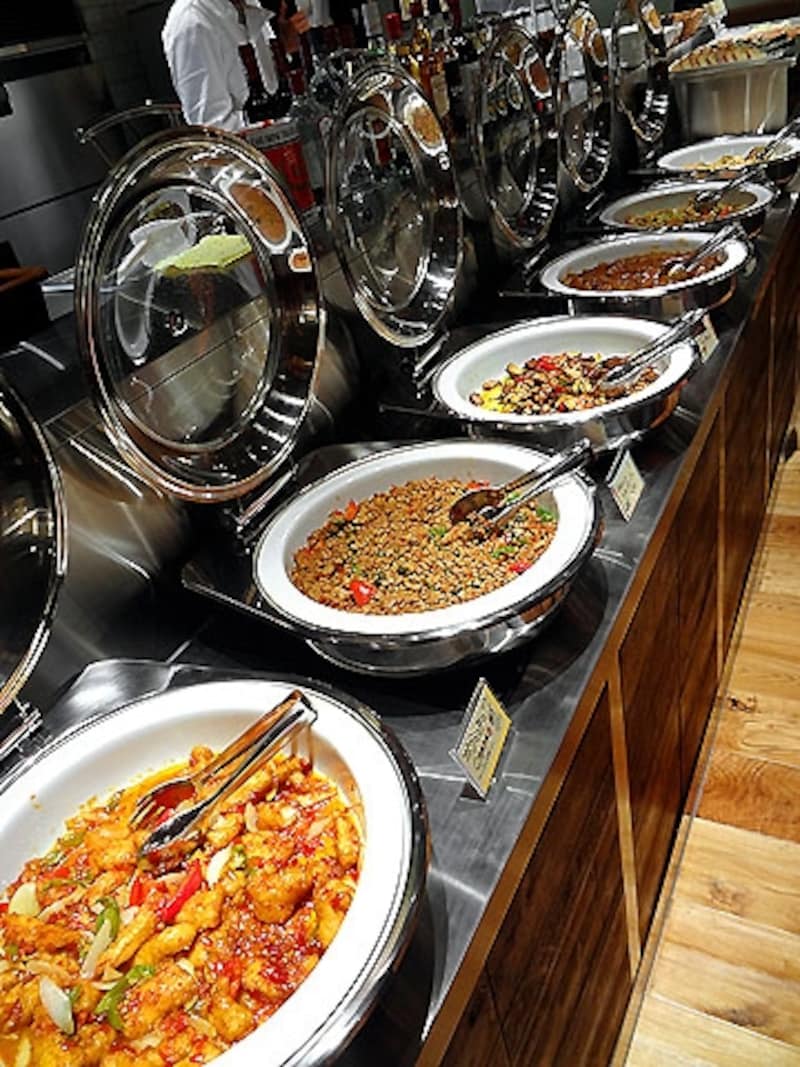 マンゴツリーカフェ 料理台