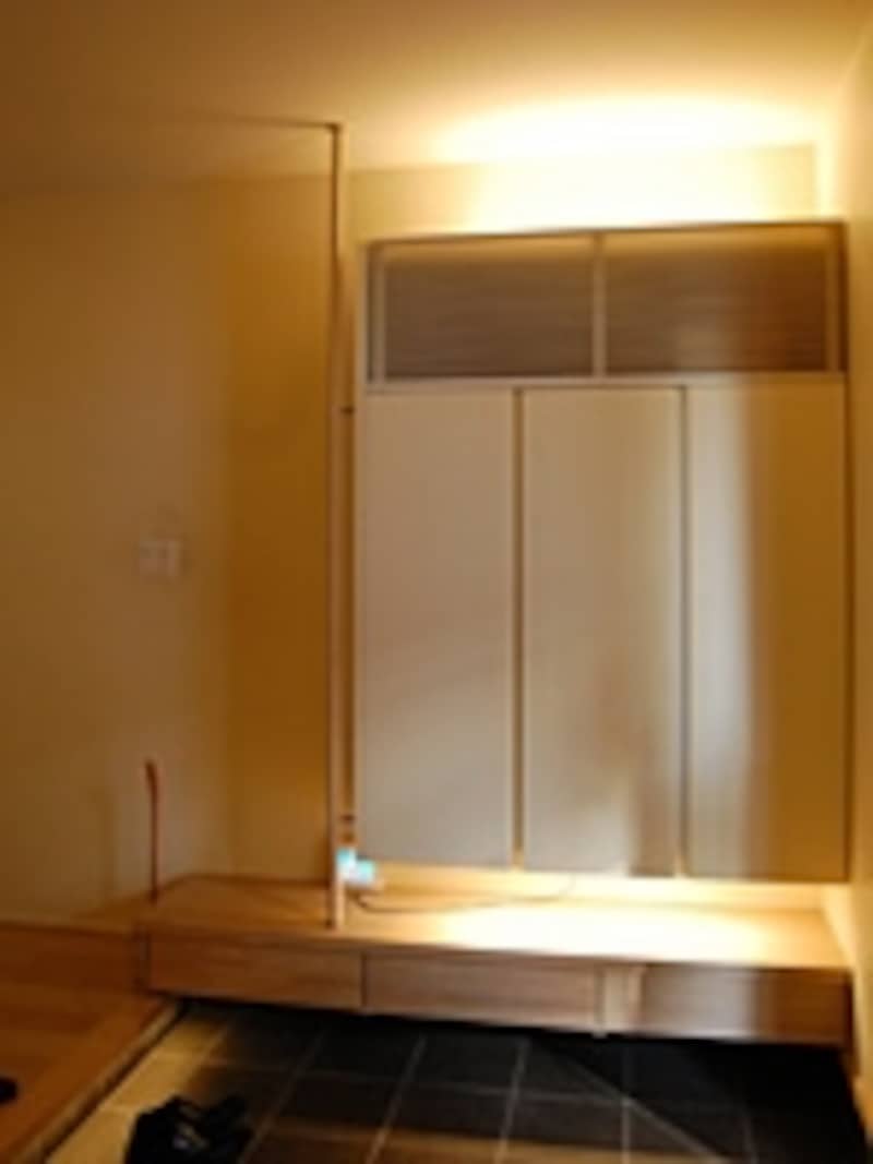 くらしのあかり館玄関収納