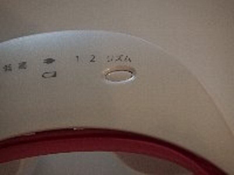 リズム1と2どちらを選んでるか、ライト点灯で確認可能