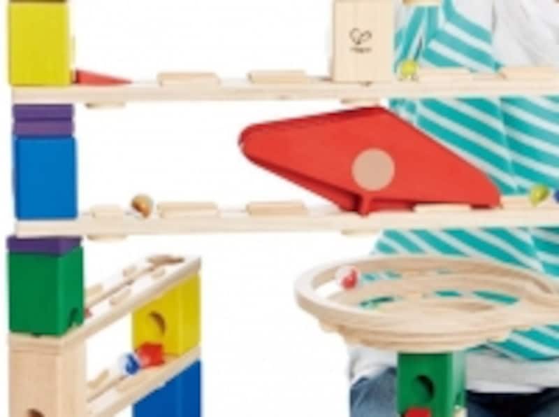 シーソーではビー玉の動きに変化が出ておもしろい!