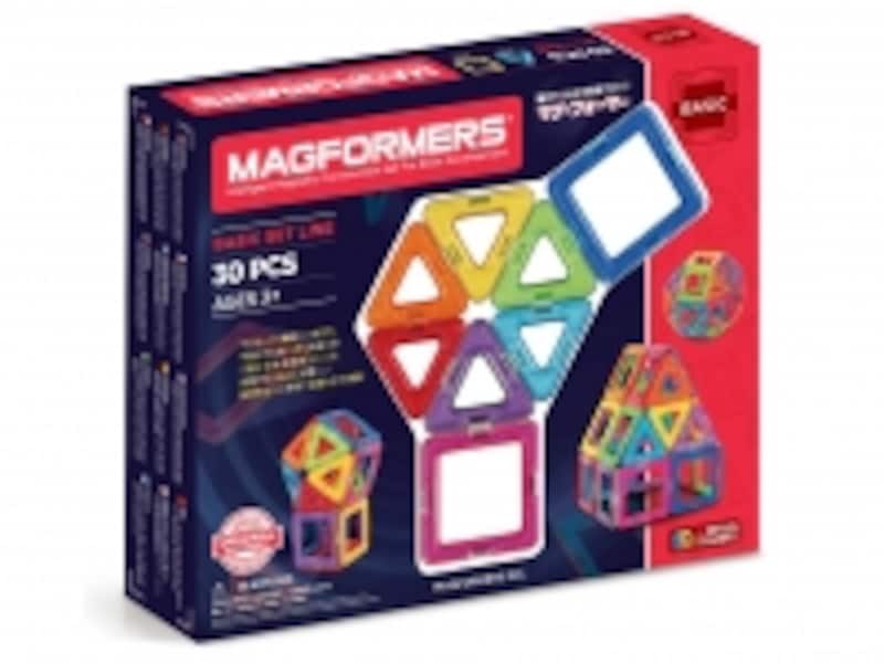 30ピース入りの入門編の基本セット「マグフォーマー30(7128円)もあります