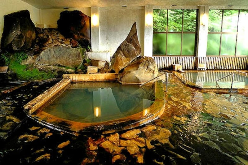 旭岳温泉湯元湧駒荘の本館浴場ユコマンの湯