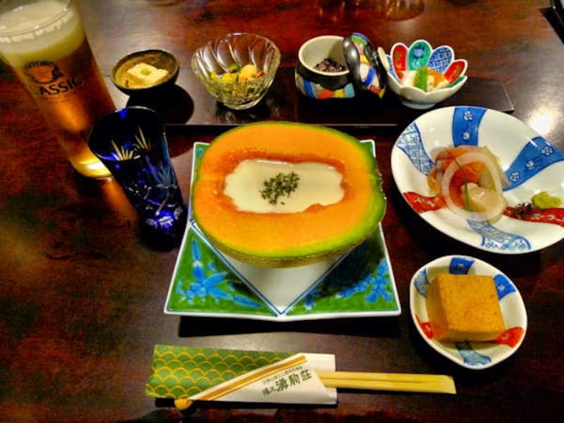 旭岳温泉湯元湧駒荘の特選料理「遊食膳」