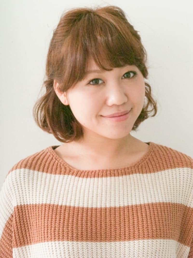 前髪とバックのバランスが重要