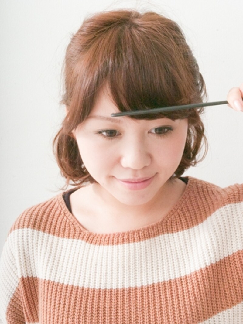 毛先まで丁寧に