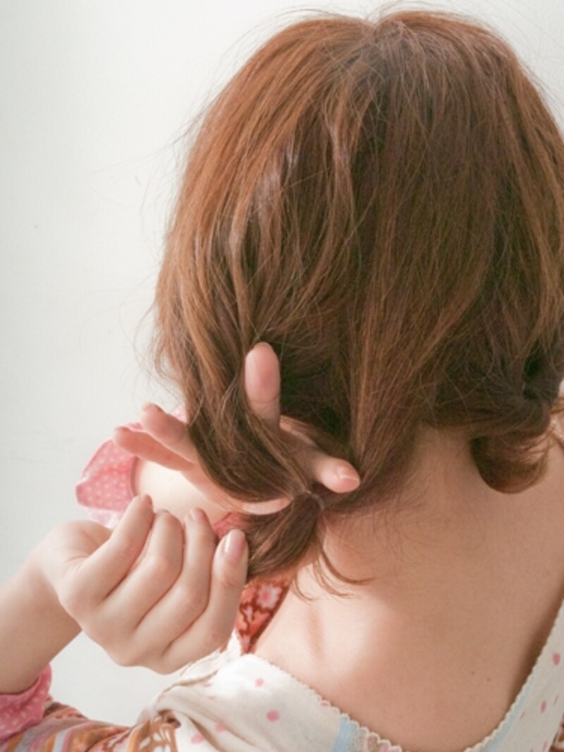 しっかり輪をつくっておく