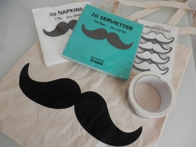 ヒゲの雑貨はタイガーの中でも人気商品