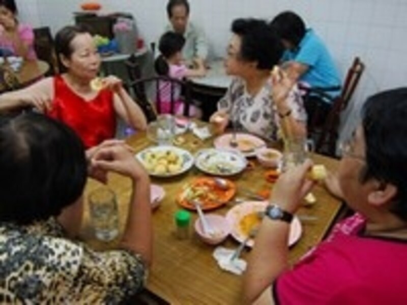 ペナンの元気のいいおばちゃん