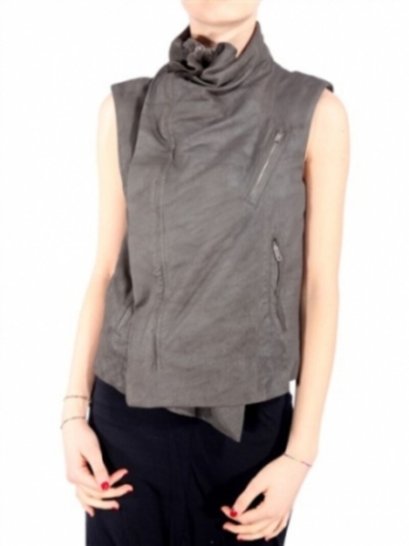 Rick Owens（リック・オーウェンス）／BIKER LEATHER SLEEVELESS JACKET