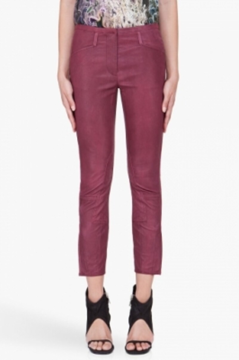 3.1 Phillip Lim（3.1フィリップ・リム）／Burgundy Leather Jodphur Pants