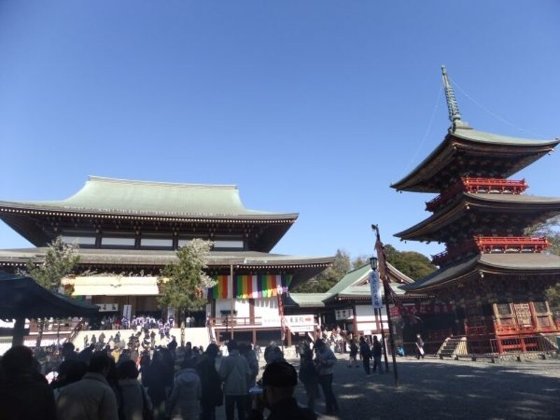 成田山新勝寺・大本堂と三重塔