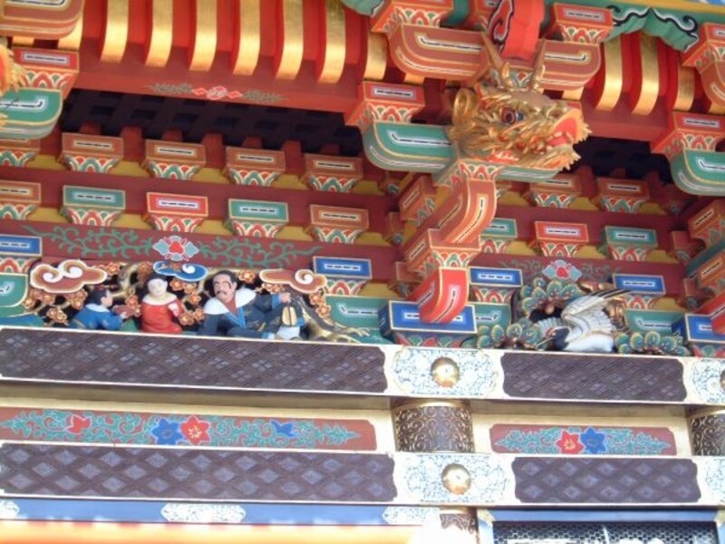 成田山新勝寺・三重塔の美しい彫刻