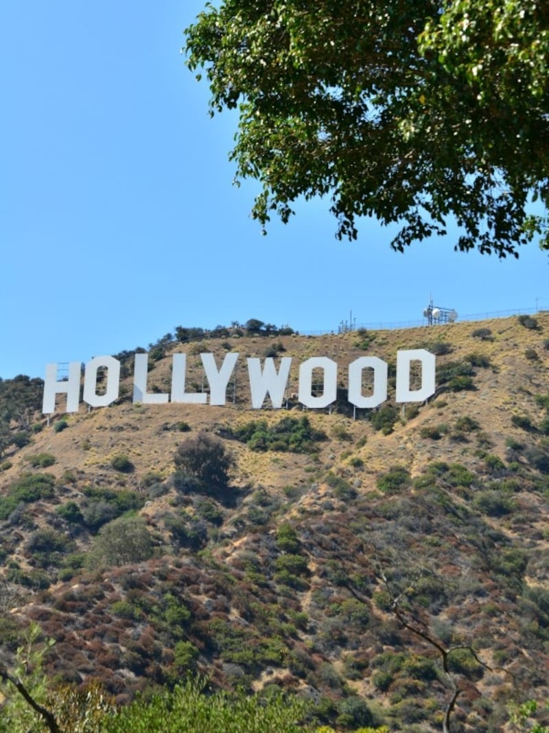 実は、ロサンゼルスのどこからでも見えるハリウッドの看板