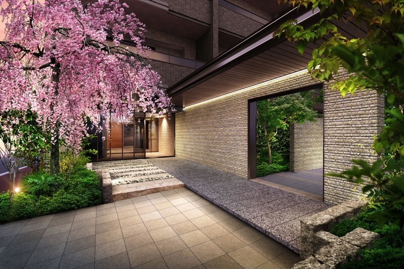 エントランス完成予想ＣＧundefined※図面を基に描き起こしたものであって実際とは異なります