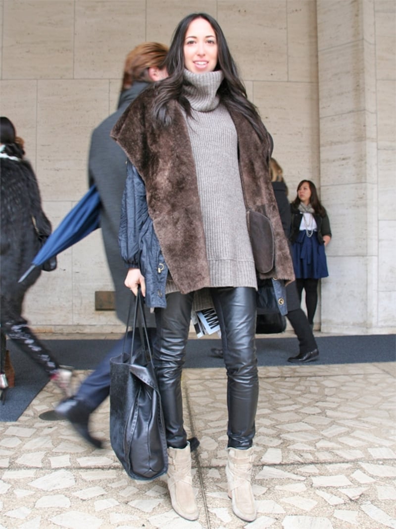 ボリューミーなニット＆アウター