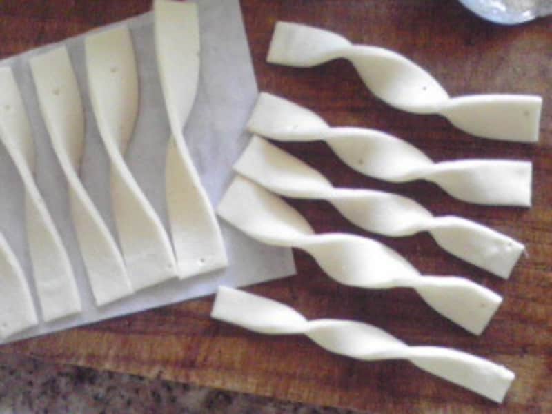 パイシートをひねる