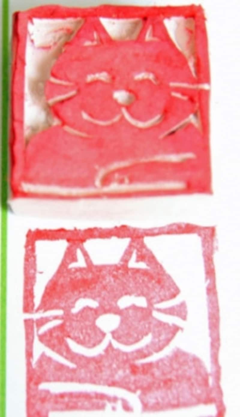 篆刻風にデザイン まったり猫はんこ ハンドメイド 手芸 All About