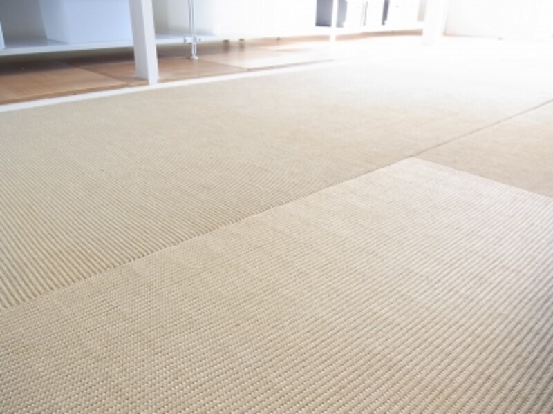 新千里西町団地の麻畳。