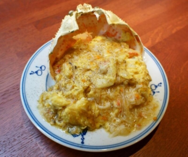 「アルバーチョundefinedチャイナ(京都)」の「紅ズワイガニのかに玉」