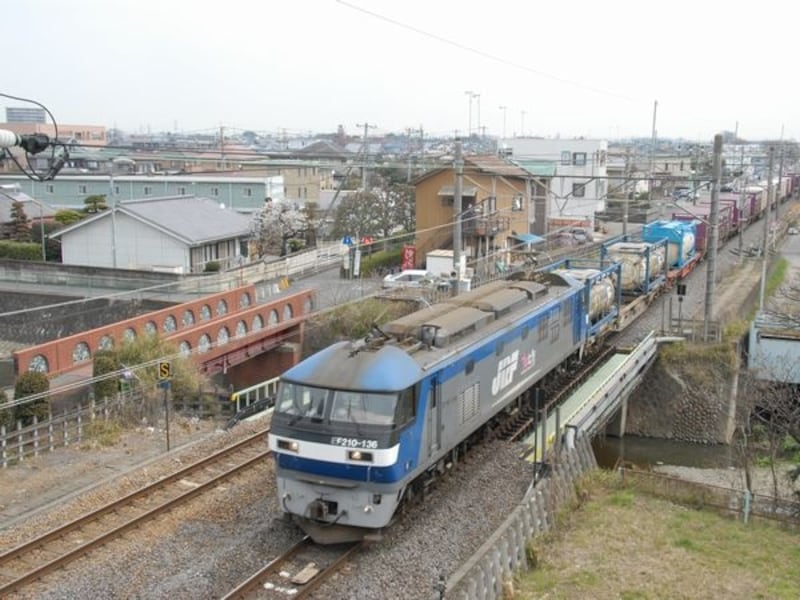 線路際の橋