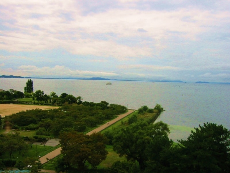 美しい湖北の風景を一望できます
