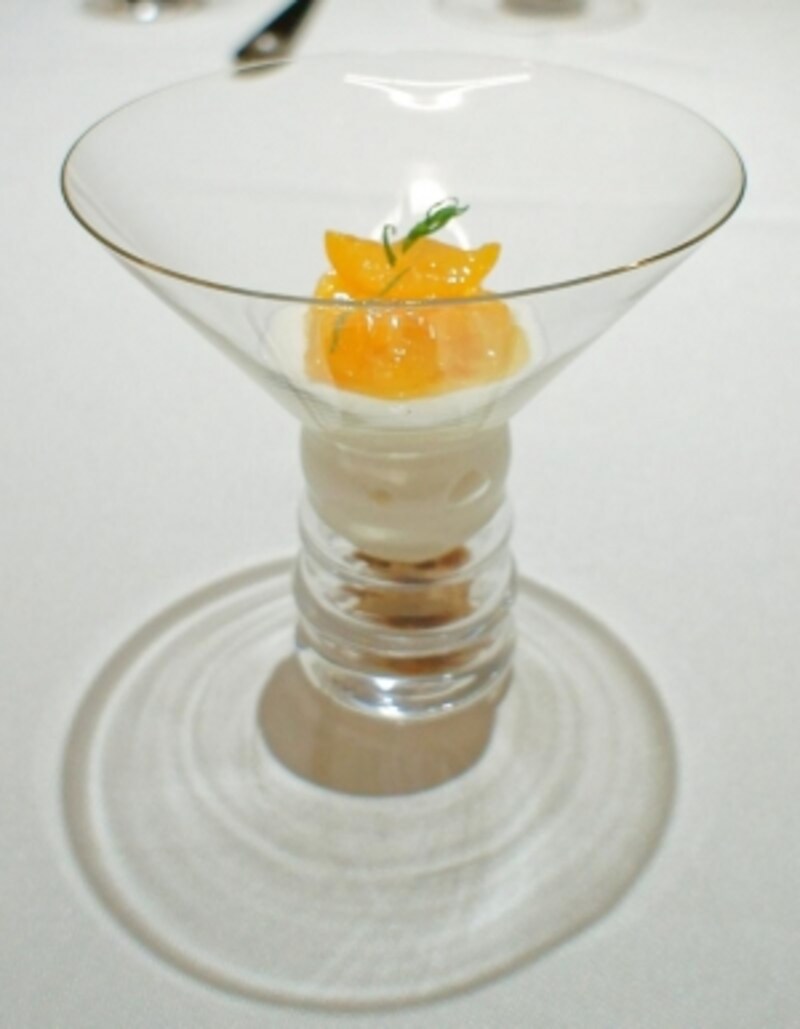 金柑のレアチーズタルト