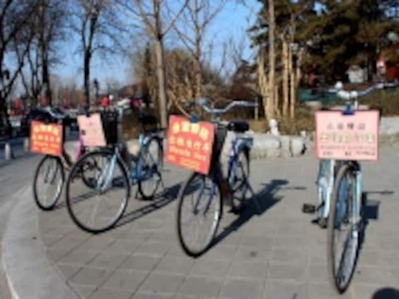 北京・后海「レンタサイクル」