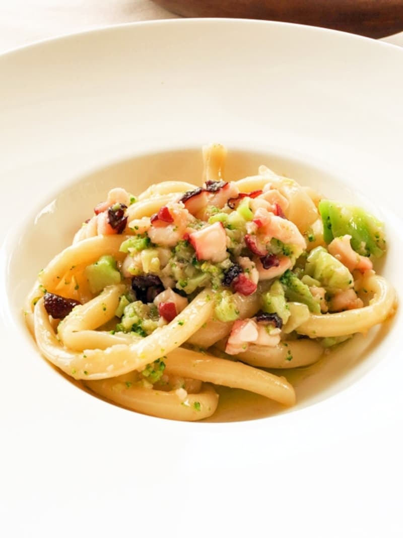 MMテラス1階「レオーネ マルチアーノ」では、ランチタイムでも自家製パスタが食べれらます(2013年5月21日撮影)