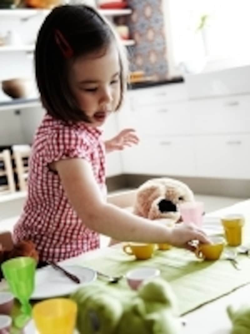本物で遊ぶことで、本格的にママのお手伝いを始めるきっかけにもなります
