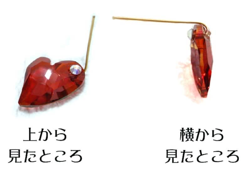 スワロに沿わせ、しっかり曲げるのがコツ