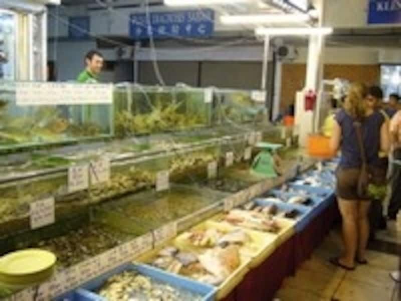 コタキナバルのシーフード