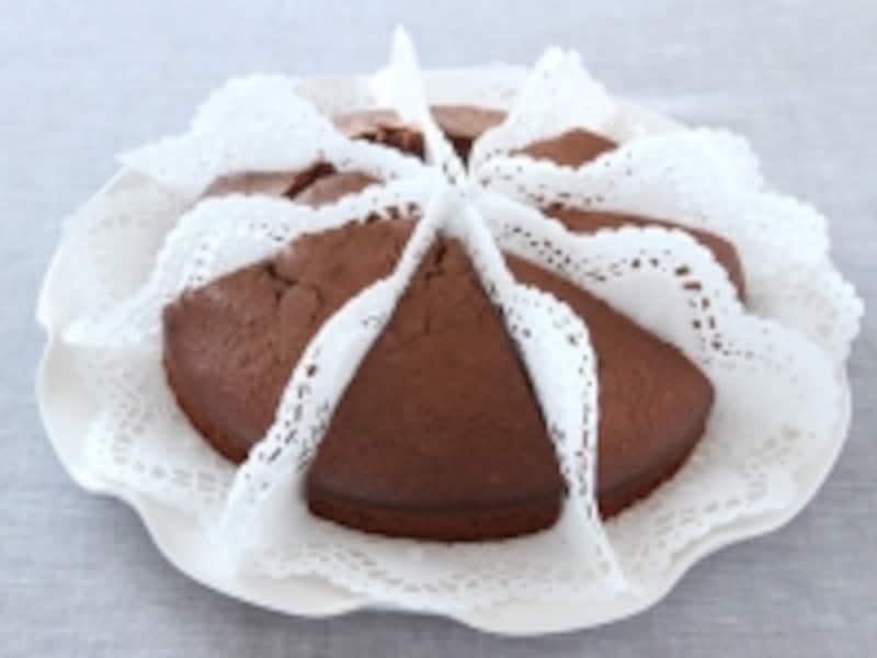 【簡単ラッピング】混ぜるだけの板チョコケーキ