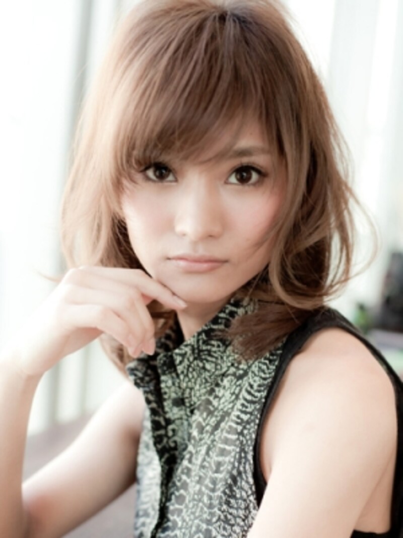 春のイメチェンスタイルセミディ ヘアスタイル 髪型 All About