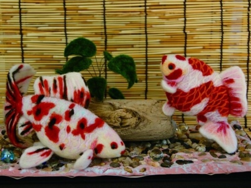 水槽内をイメージした作品