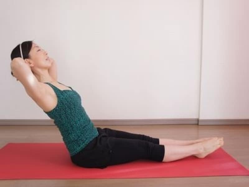 背骨はまっすぐ伸ばし続ける