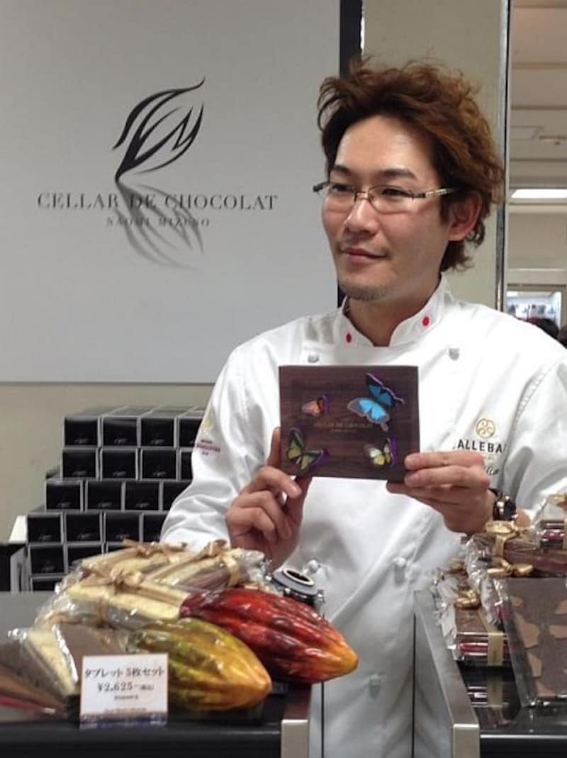 水野直己シェフによる「CELLAR DE CHOCOLAT（セラー・ド・ショコラ）」のショコラは、東京の「サロン・デュ・ショコラ」でも大人気