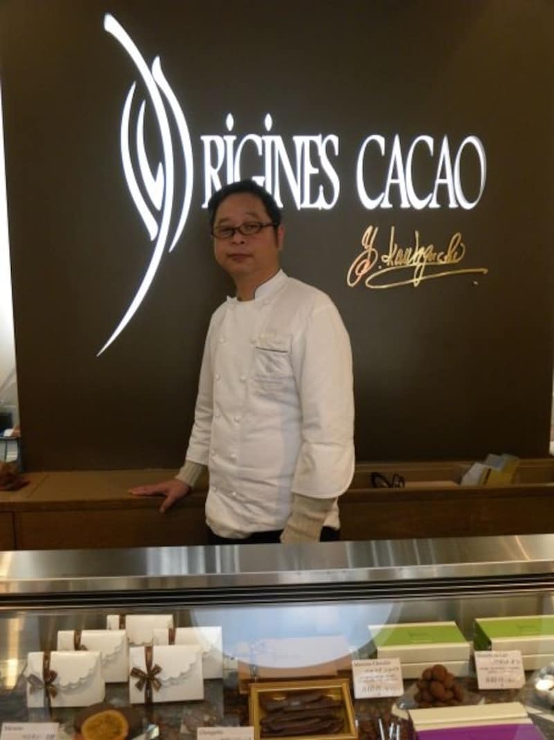 「オリジンーヌ・カカオ」の川口行彦シェフ