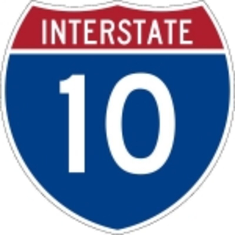 Interstate-10の標識